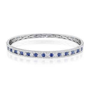 Fana diamond and sapphire bracelet