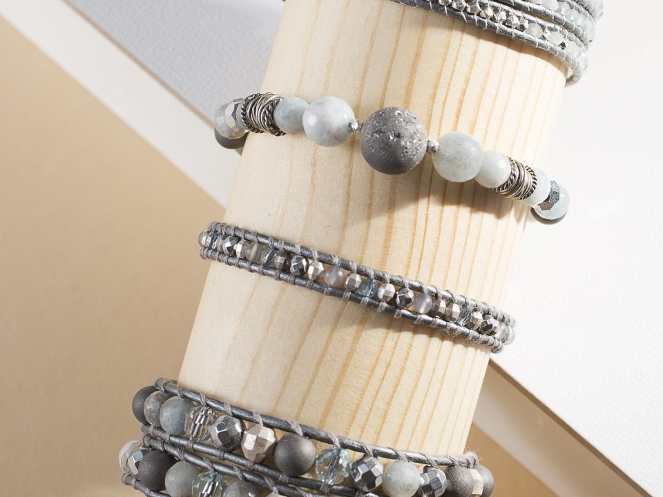 Chan Luu gray bracelets