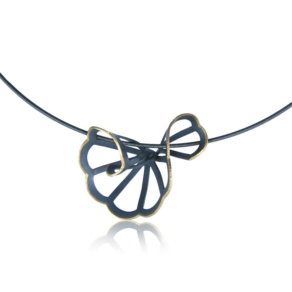 Karin Jacobson Cloud Fold Necklace